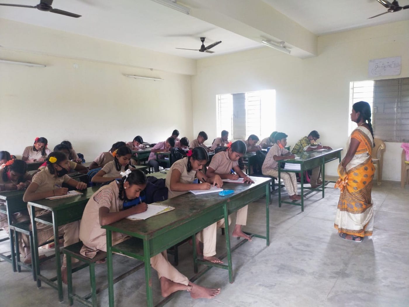 Kritika joined the local village school as a teacher.