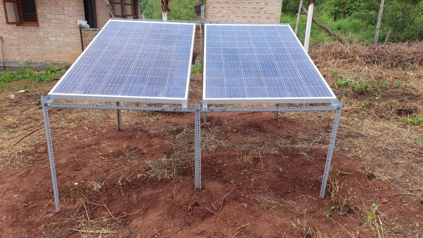 A DIY solar panel install gave Madhavan's house power backup.
