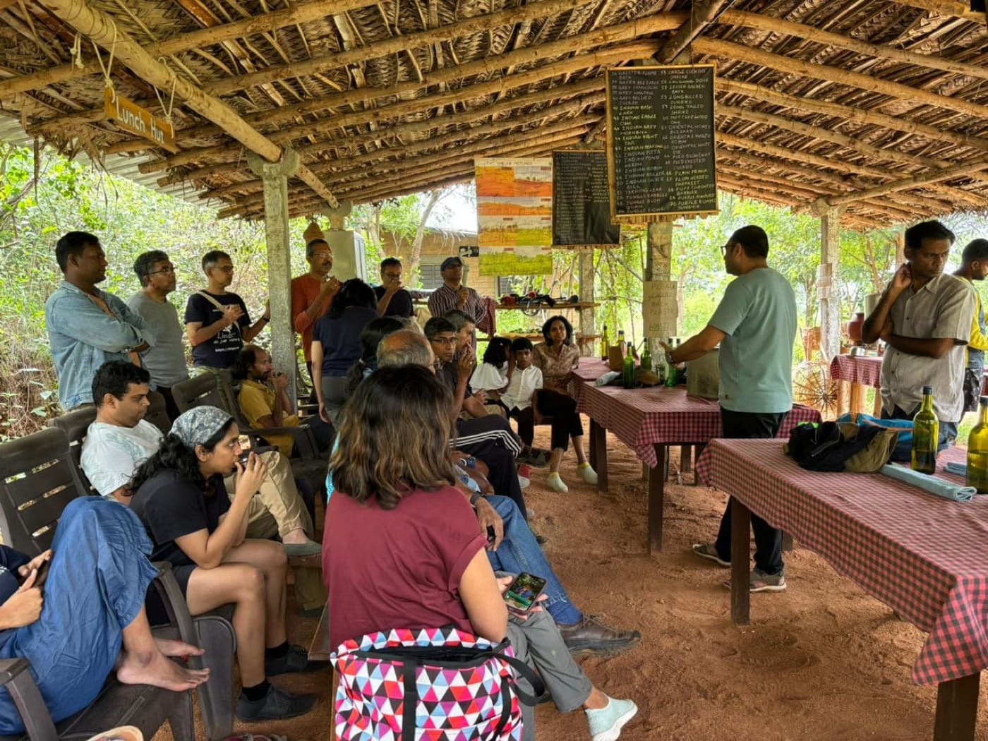 Meet-up at the farm with documentary filmmaker Sumanth Kuduvalli, discussing his film "Land of the Blackbuck." Broadband internet — 4 BSNL fibre connections — finally arrived at the farm.