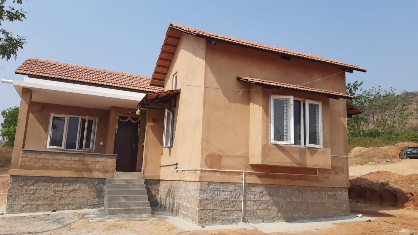 Our first home was completed — housewarming for Ram & Krishna's home on March 15th.