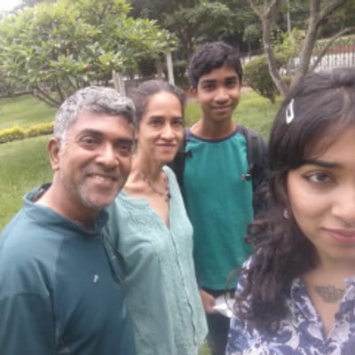 Rajiv and Kritika, TVC member family