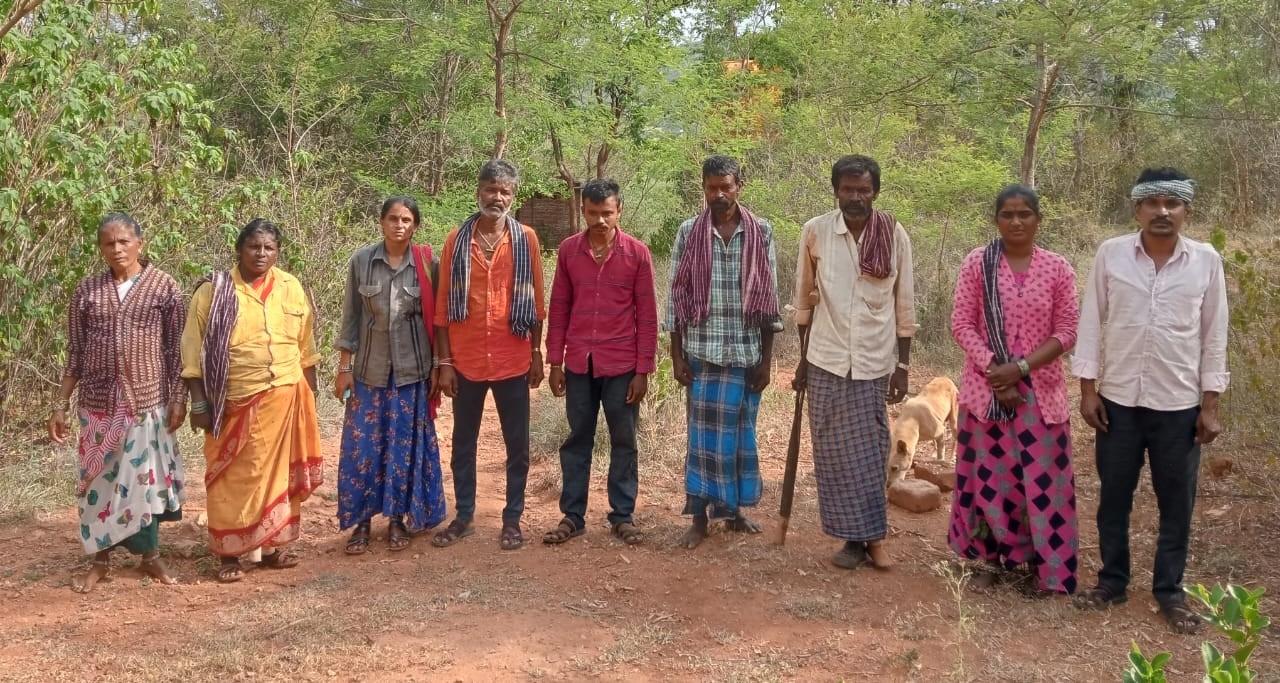 The TVC staff team standing together on the farm
