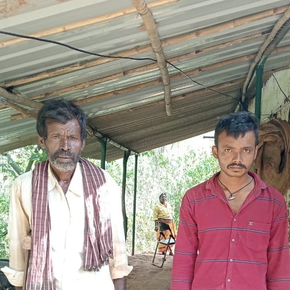 Ramdhas with his son Elraju